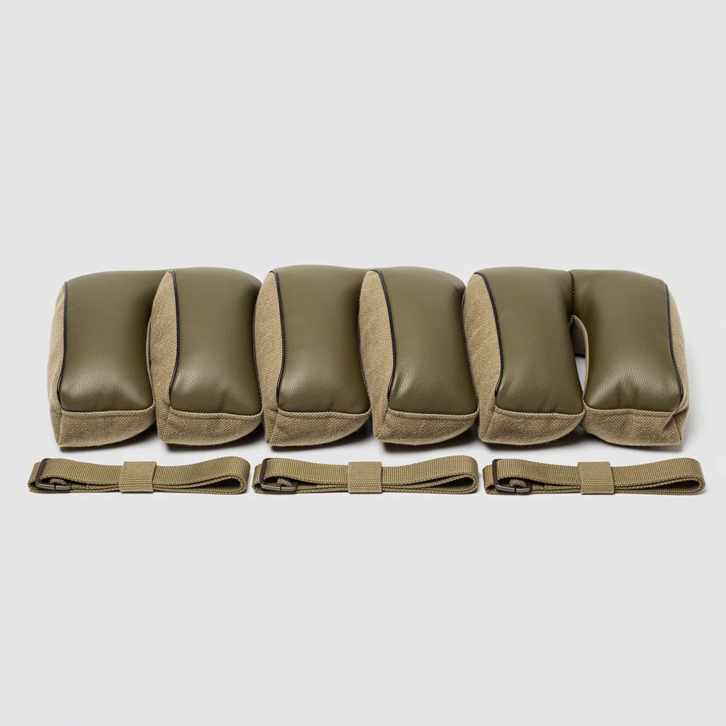 Weekend Getaway Leather 5-Piece Travel Set