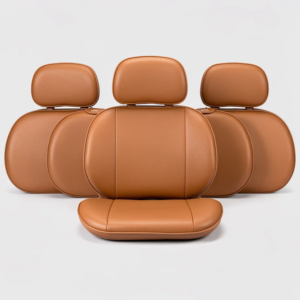 Pet-Friendly Leather 5-Piece Car Cushion Set