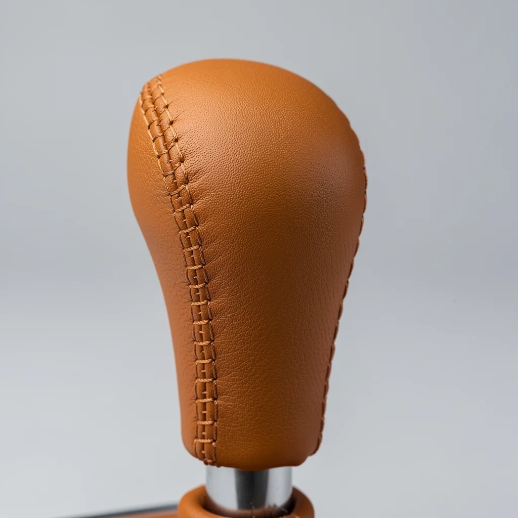 Leather-Wrapped Gear Shift Knob