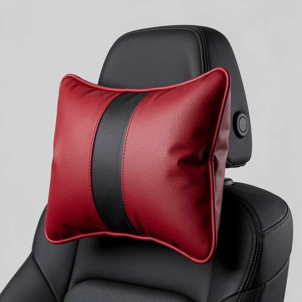 Racing Stripe Two-Tone 5-Piece Car Pillow Set