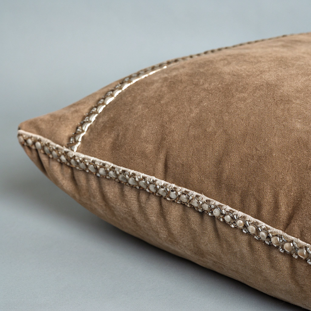 Perforated Suede 5-Piece Lumbar Support Set
