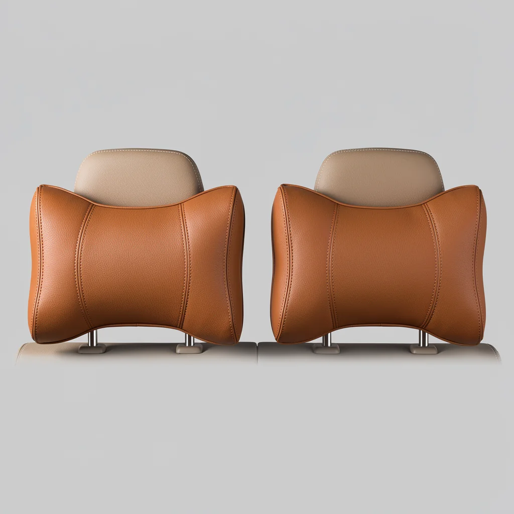 Leather Headrest 5-Piece Pillow Set